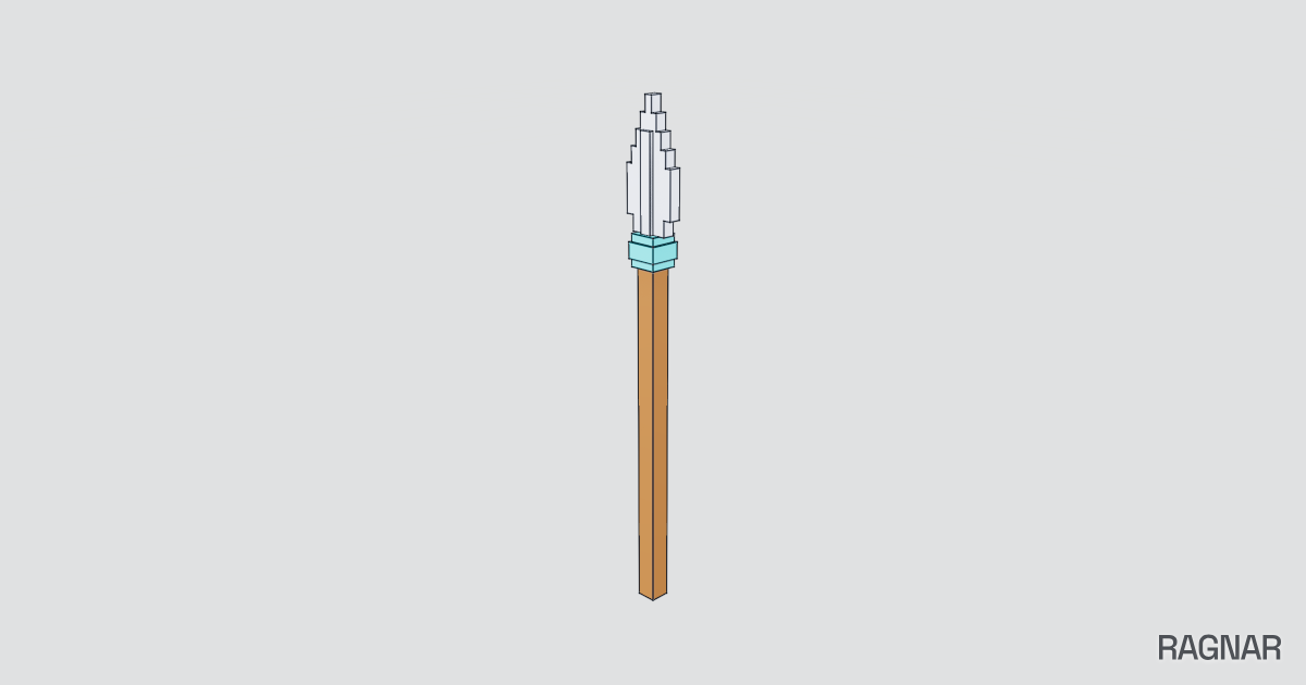 Minecraft Pixel Art Spear | Ragnar Gallery