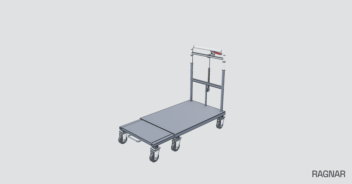 Expandable Platform Cart | Ragnar Gallery