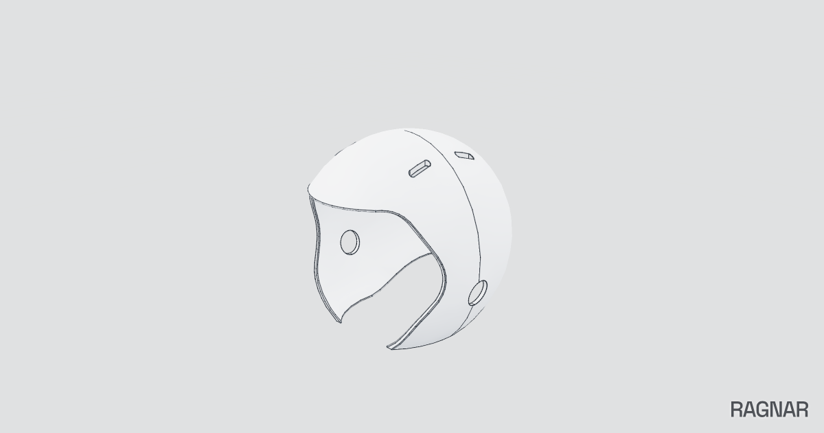 Football Helmet Shell | Ragnar Gallery