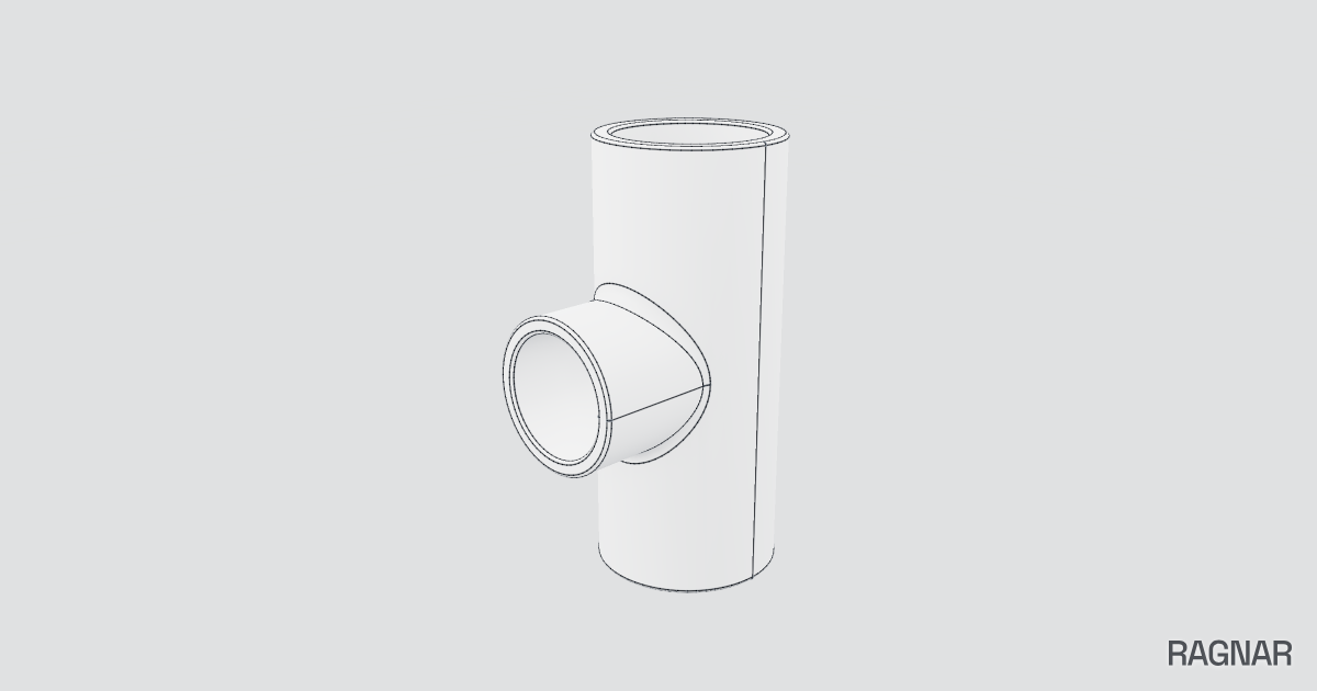 PVC Pipe Reducing Tee | Ragnar Gallery