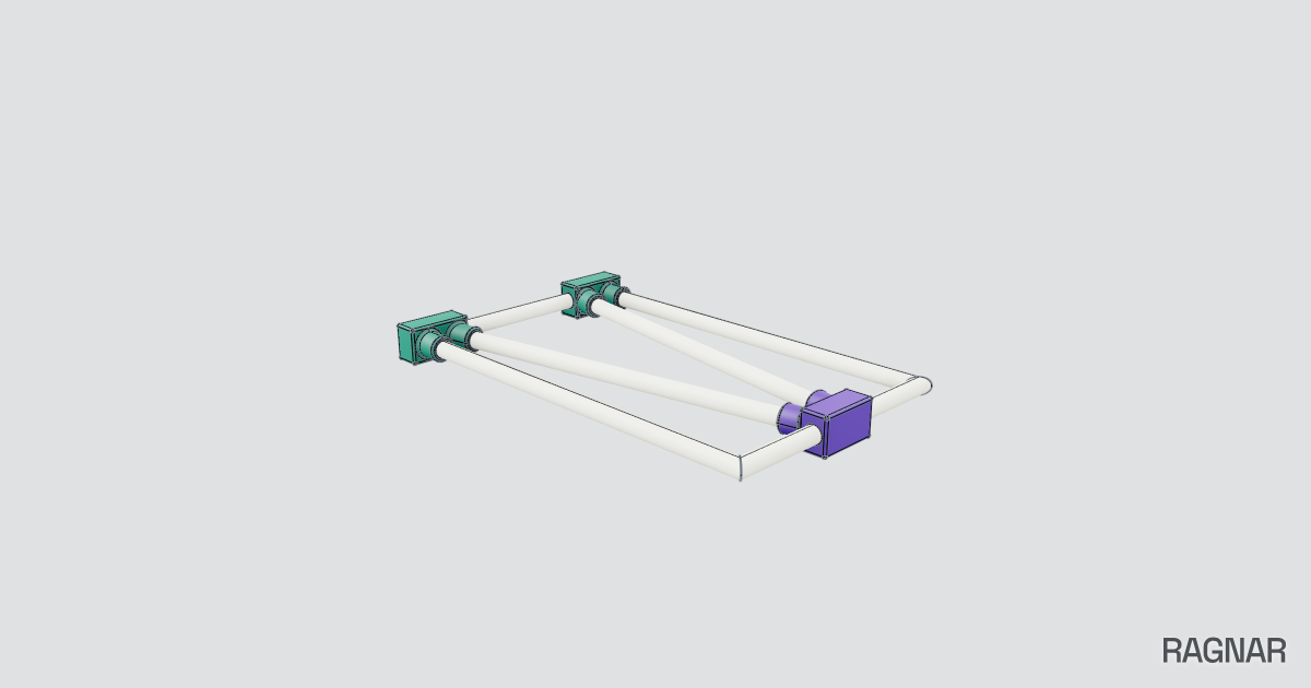 Diagonal Pipe Connector | Ragnar Gallery