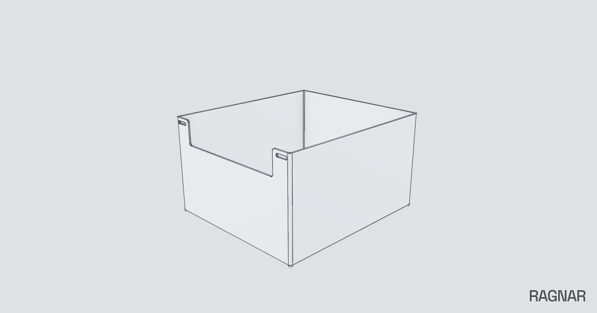 Open Rectangular Box | Ragnar Gallery