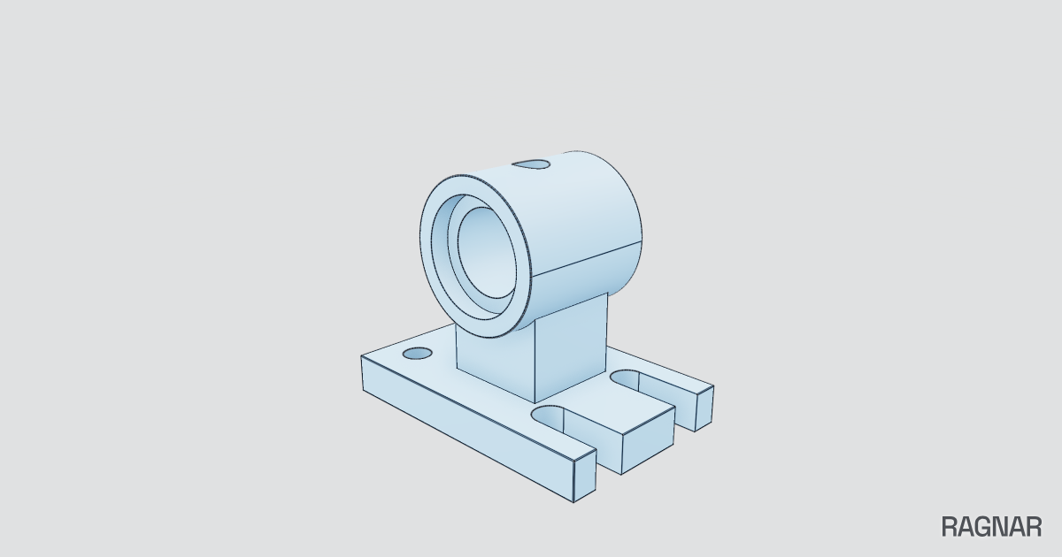 Machined Bearing Support | Ragnar Gallery